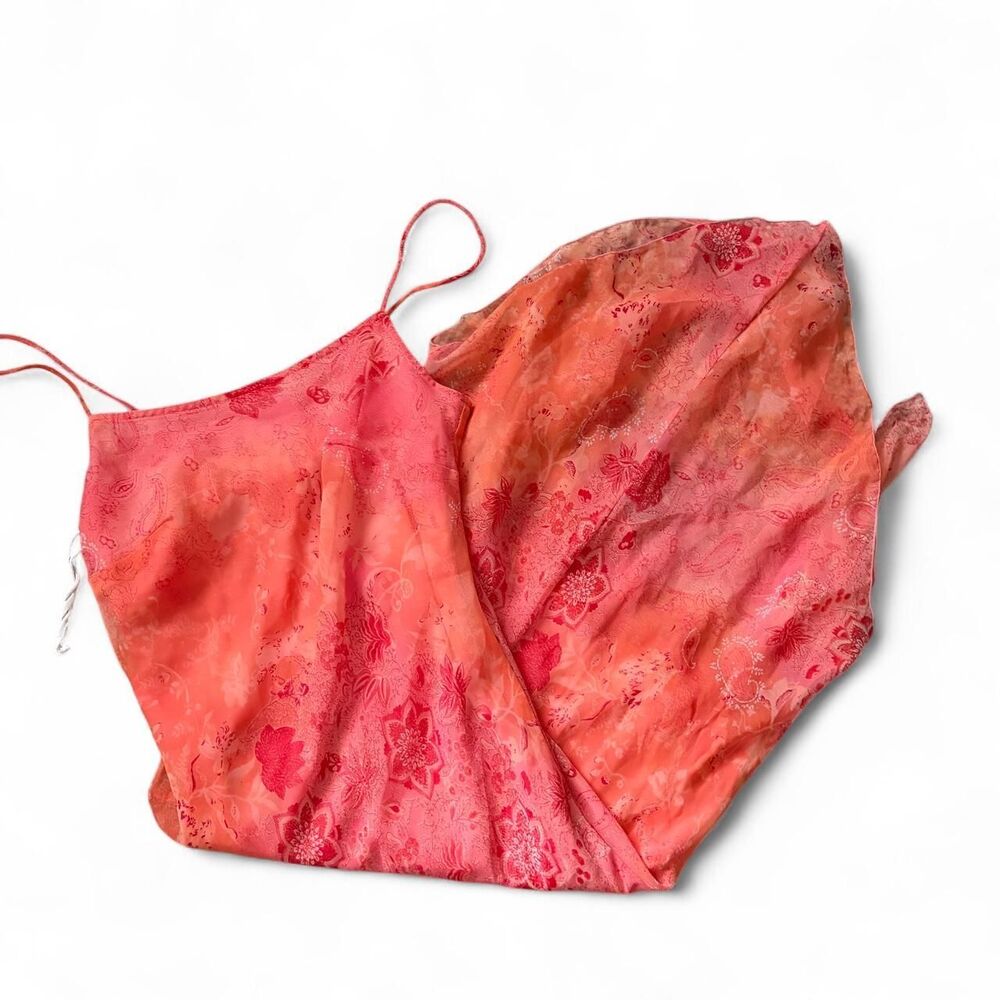 La-belle Women's Pink and Orange Dress